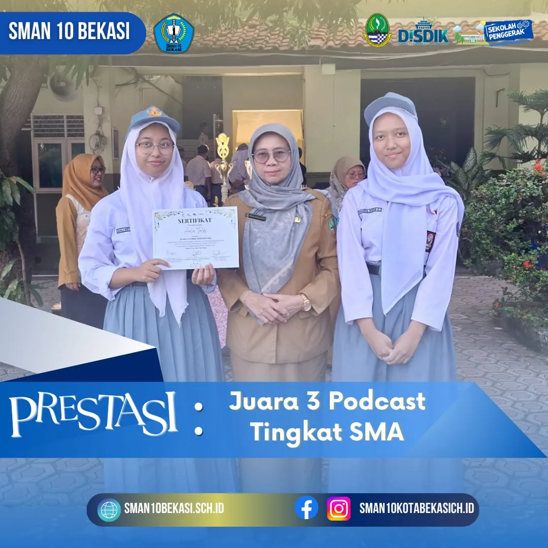 Juara 3 Podcast Tingkat SMA 2025