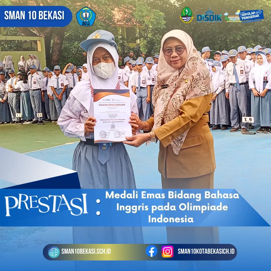 Prestasi Bidang Bahasa Inggris Olimpiade Indonesia