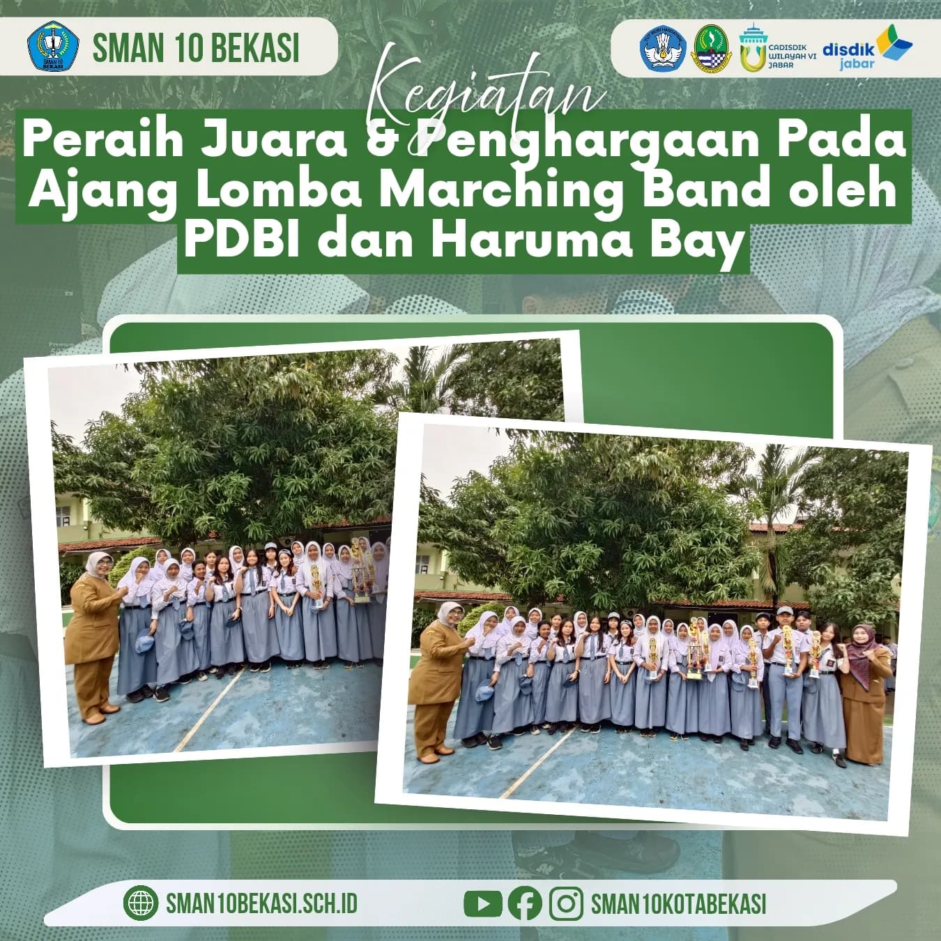Kejuaraan Marching Band Oleh PDBI dan Haruma Bay