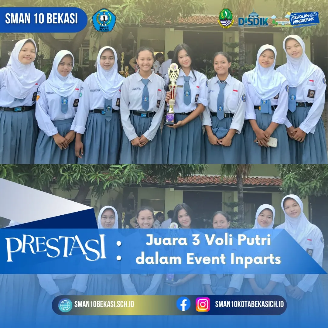 Juara 3 Voli Putri Tingkat SMA 2025
