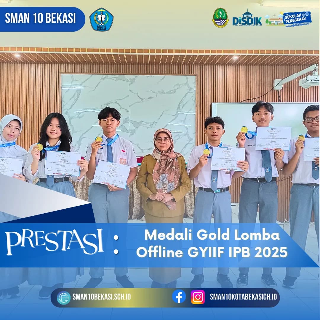 ๐
Gold Medal โ GYIIF IPB 2 2025๐