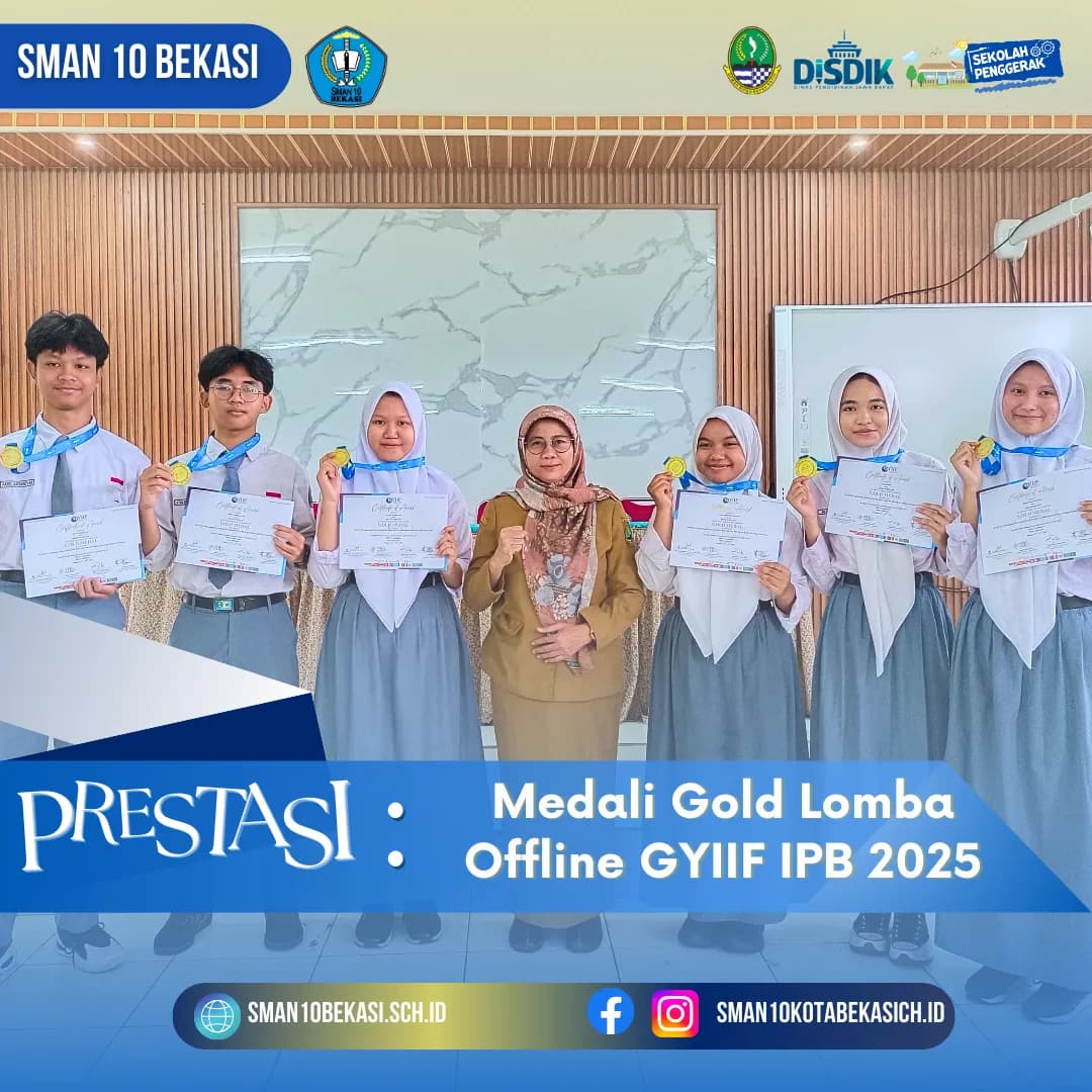 ๐
Gold Medal โ GYIIF IPB 1 2025๐