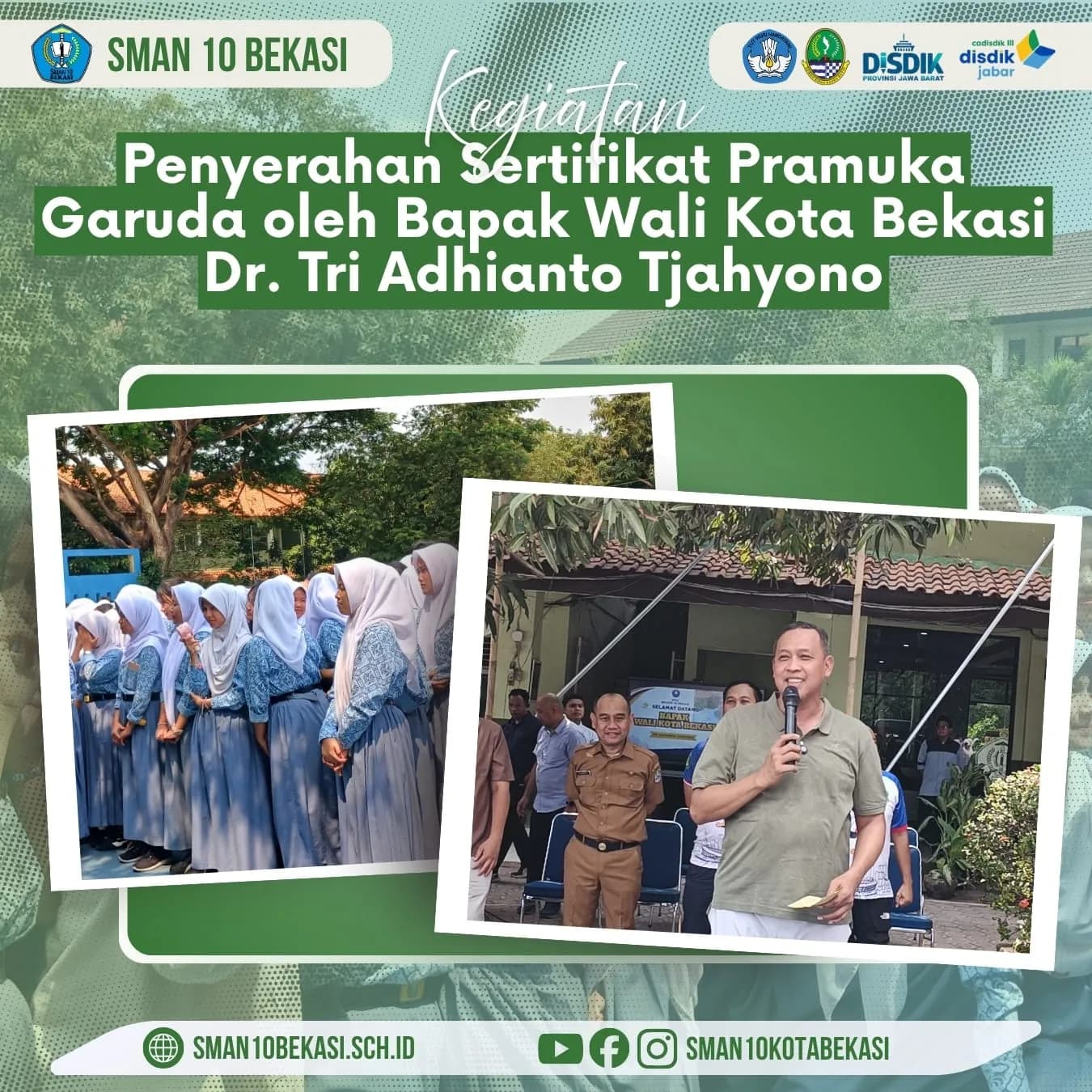 Penyerahan Sertifikat Garuda Oleh Bapak Walikota Bekasi