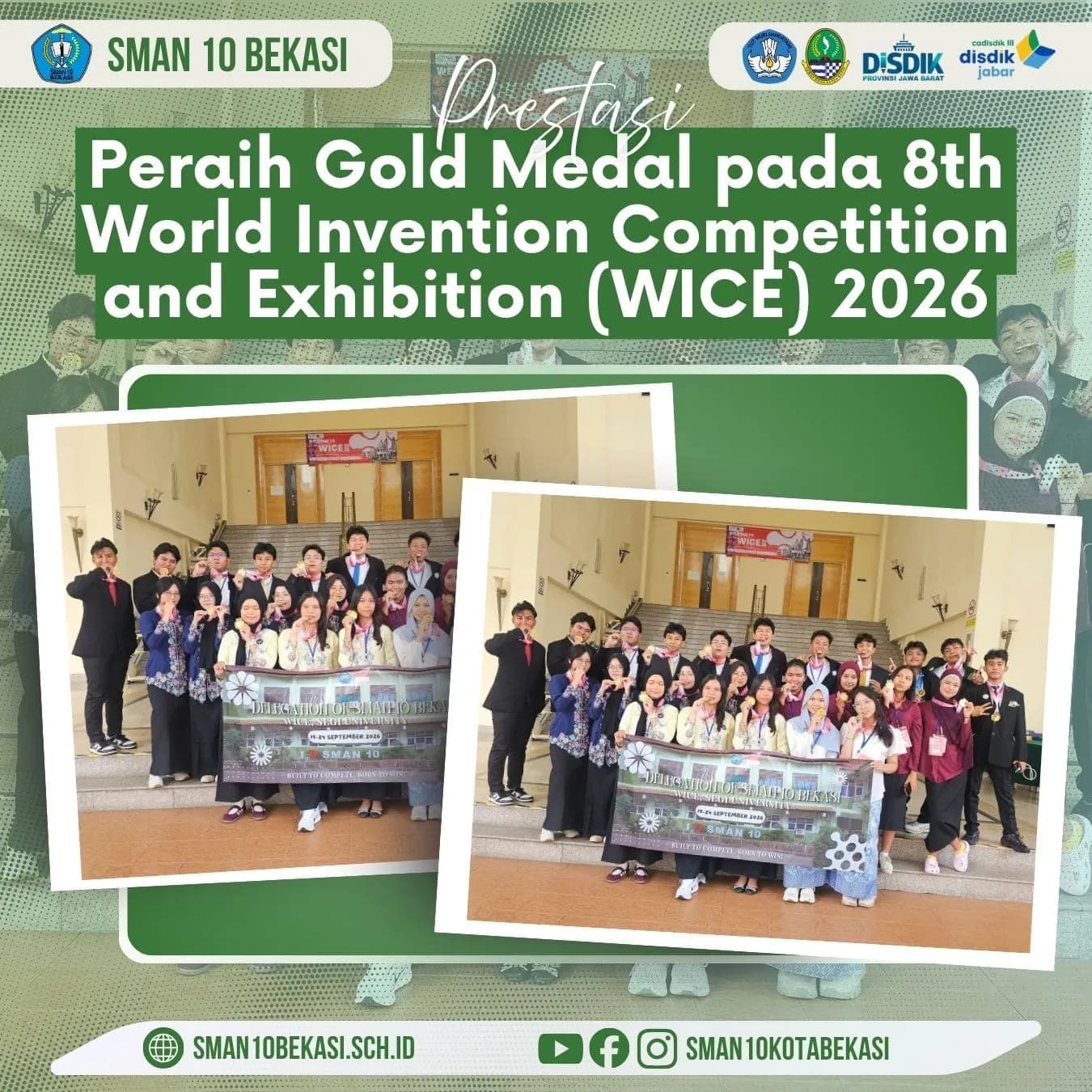 Peraih Gold Medal pada 8th World Invention Competition and Exhibition (WICE) 2026