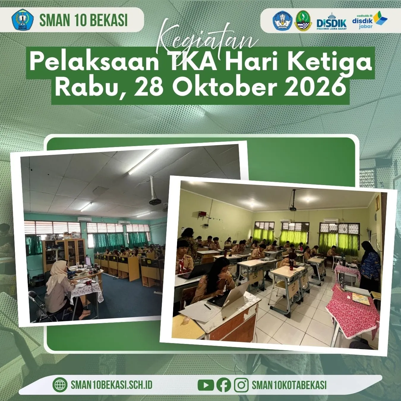 Pelaksanaan TKA Hari ke 3 2026/2027